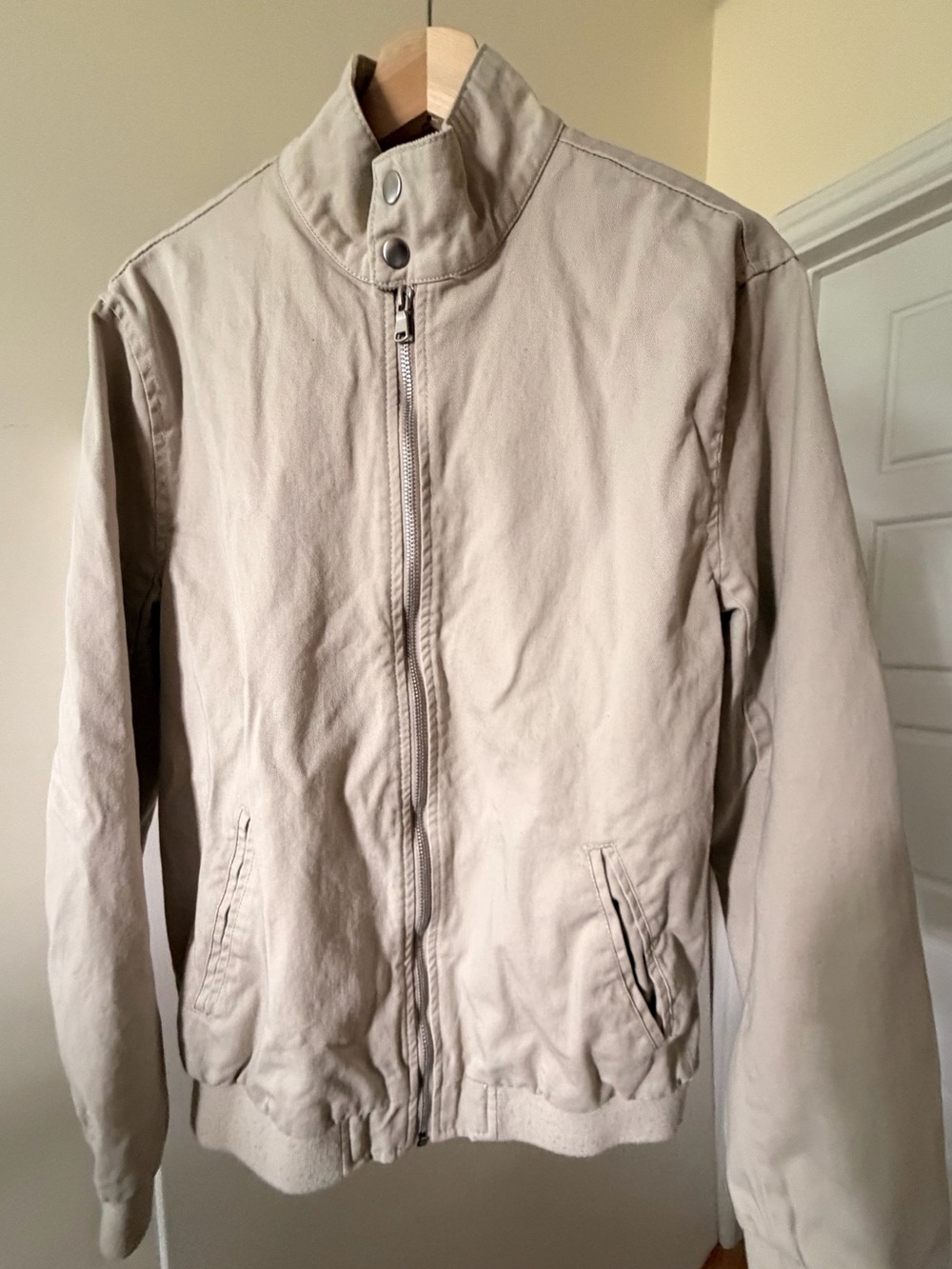 🌸 3/$50: ASOS Light Beige Zip-Up Jacket